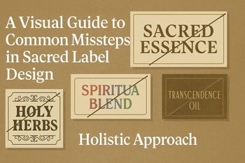 A Visual Guide to Common Missteps in Sacred Label Design