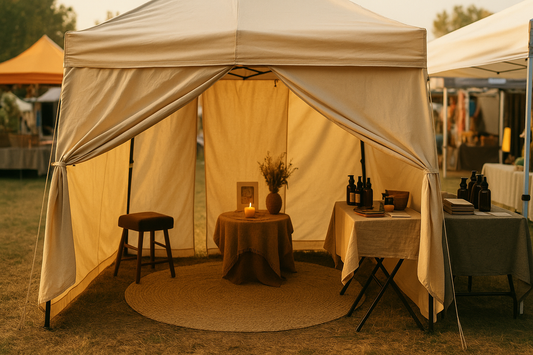 Creating Sacred Space in a Pop-Up Tent: A Practical Ritual Guide