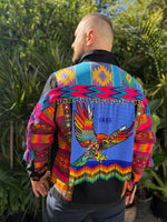 W1SE Eagle Freedom Jacket — Unisex Handcrafted Denim