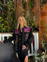 W1SE Eagle Iris Jacket — Unisex Handcrafted Denim