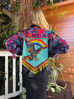 W1SE Eagle Iris Jacket — Unisex Handcrafted Denim