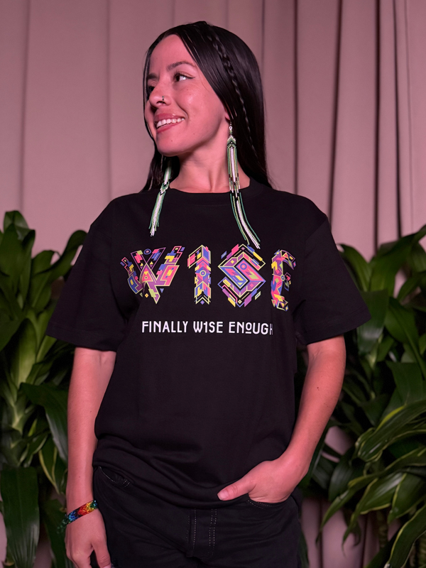 W1SE Finally wise enough 100% Cotton T- Shirt