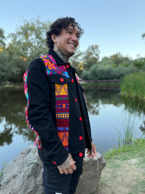 W1SE Eagle Freedom Jacket — Unisex Handcrafted Denim