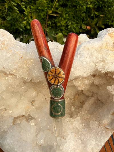 Kuripe Handcrafted Ceremonial Hape Applicator