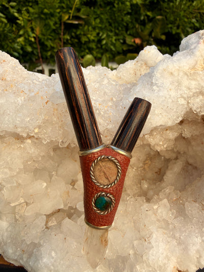 Kuripe Handcrafted Ceremonial Hape Applicator