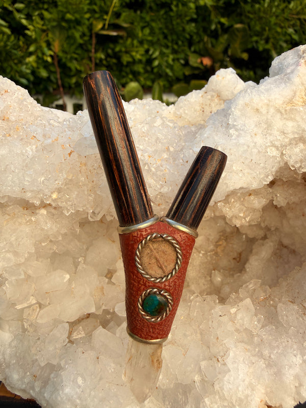 Kuripe Handcrafted Ceremonial Hape Applicator