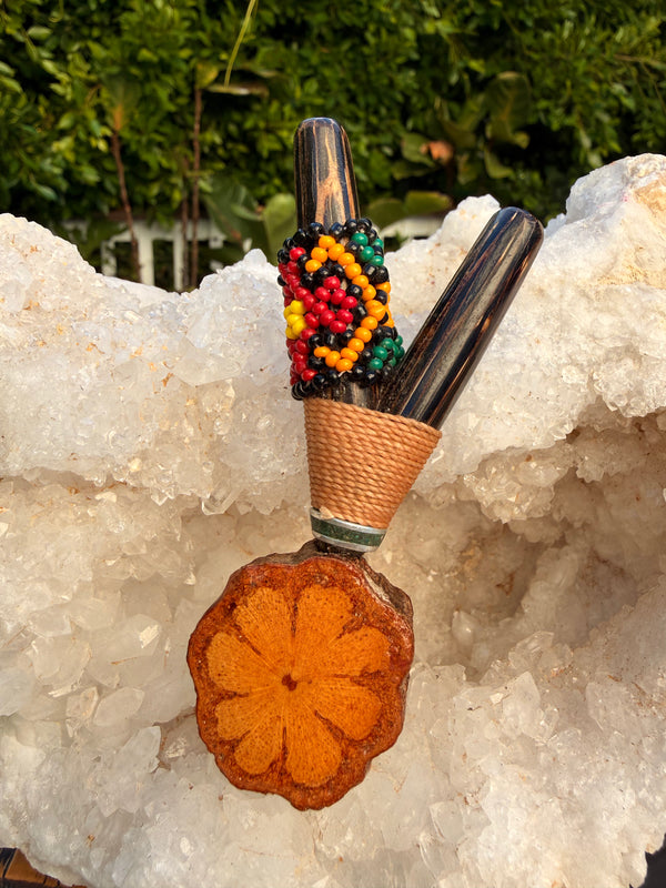 Kuripe Handcrafted Ceremonial Hape Applicator