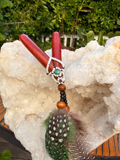 Kuripe Handcrafted Ceremonial Hape Applicator