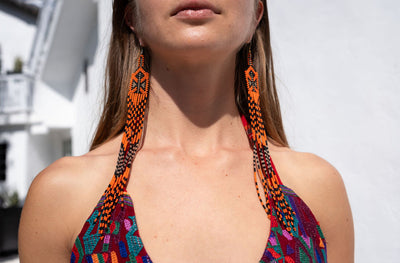 Yawanawá Tribe Beaded Earrings