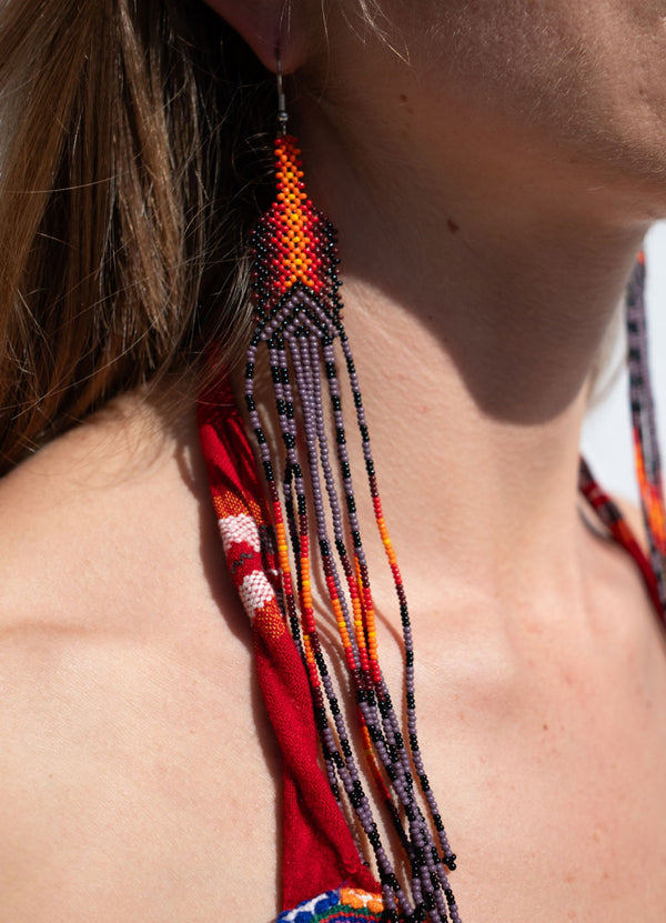 Yawanawá Tribe Beaded Earrings