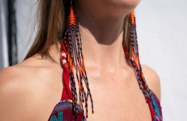 Yawanawá Tribe Beaded Earrings