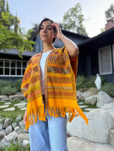 W1SE Chiapas Tapestry Kimono – Golden Sun