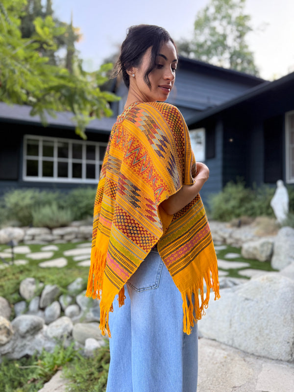 W1SE Chiapas Tapestry Kimono – Golden Sun