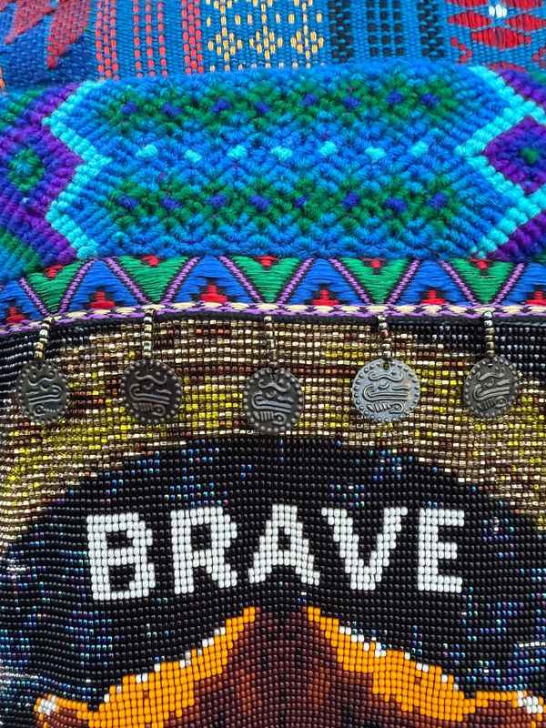 W1SE Lion Brave Jacket — Unisex Handcrafted Denim