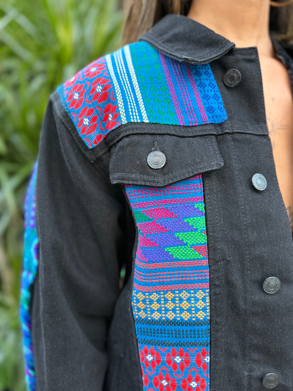 W1SE Lion Brave Jacket — Unisex Handcrafted Denim