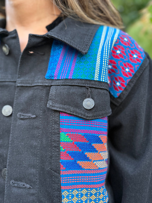 W1SE Lion Brave Jacket — Unisex Handcrafted Denim