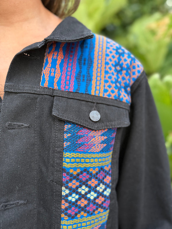 W1SE Lion Brave Jacket — Unisex Handcrafted Denim