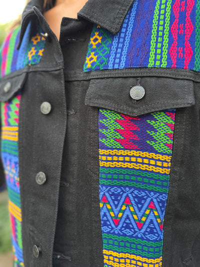 W1SE Lion Brave Jacket — Unisex Handcrafted Denim