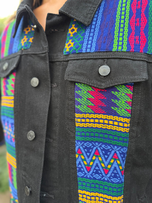 W1SE Lion Brave Jacket — Unisex Handcrafted Denim