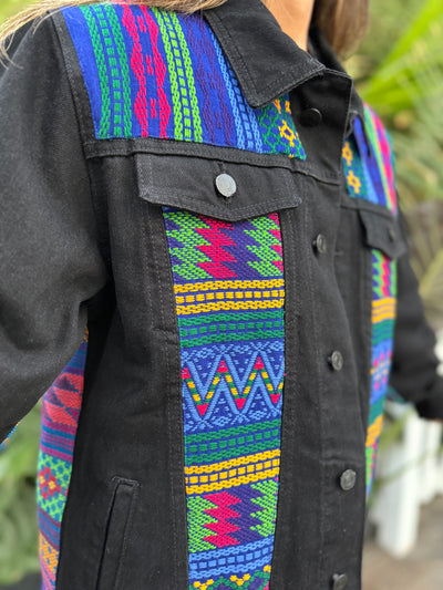 W1SE Lion Brave Jacket — Unisex Handcrafted Denim