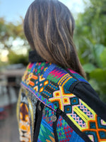 W1SE Lion Brave Jacket — Unisex Handcrafted Denim