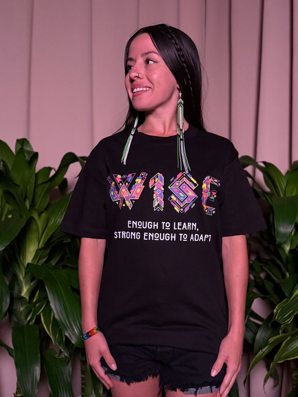 W1SE Enough to learn, strong enough to adapt 100% Cotton T-shirt