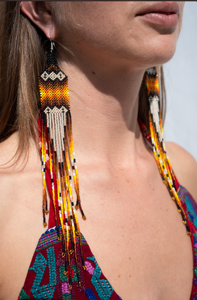 Yawanawá Tribe Beaded Earrings