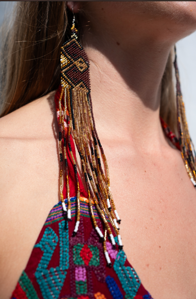 Yawanawá Tribe Beaded Earrings