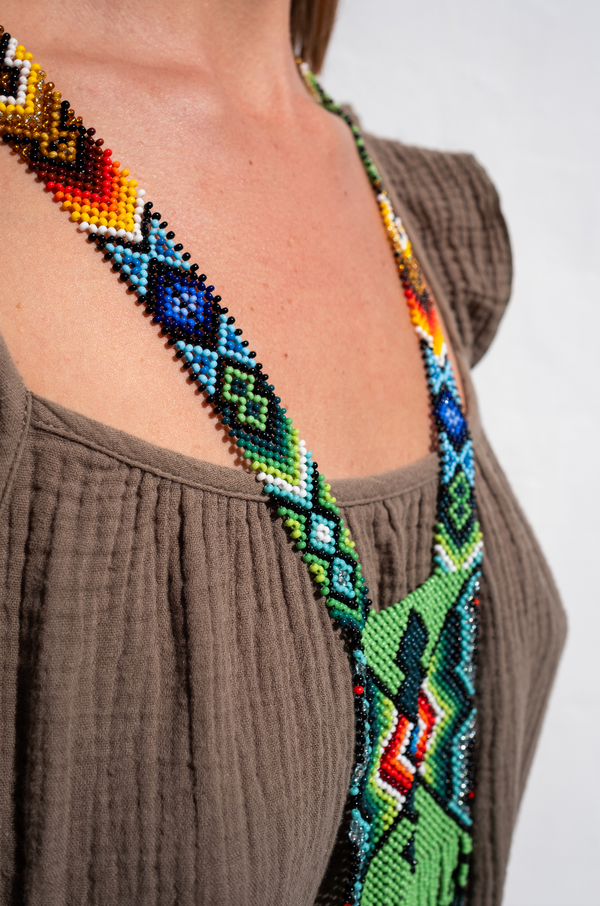 Sacred Geometry Beaded Necklace