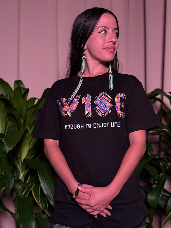 W1SE Enough to enjoy life 100% Cotton T-Shirt