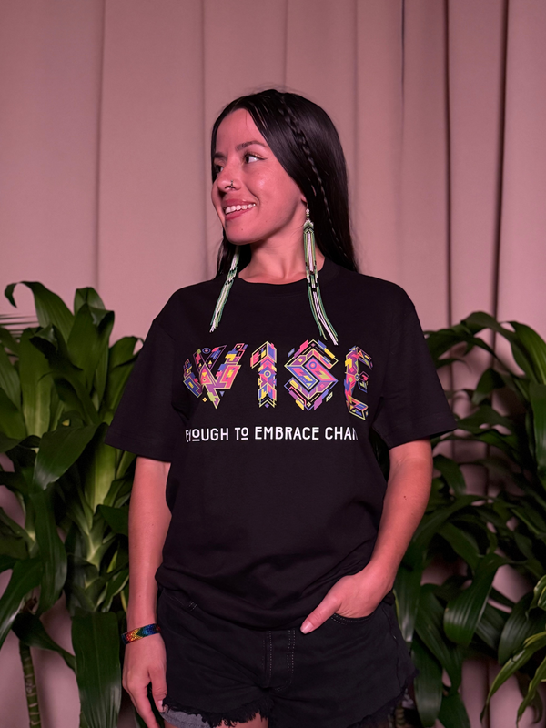 W1SE Enough to embrace change 100% Cotton T-Shirt