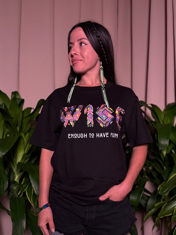 W1SE Enough to have fun 100% Cotton T- Shirt