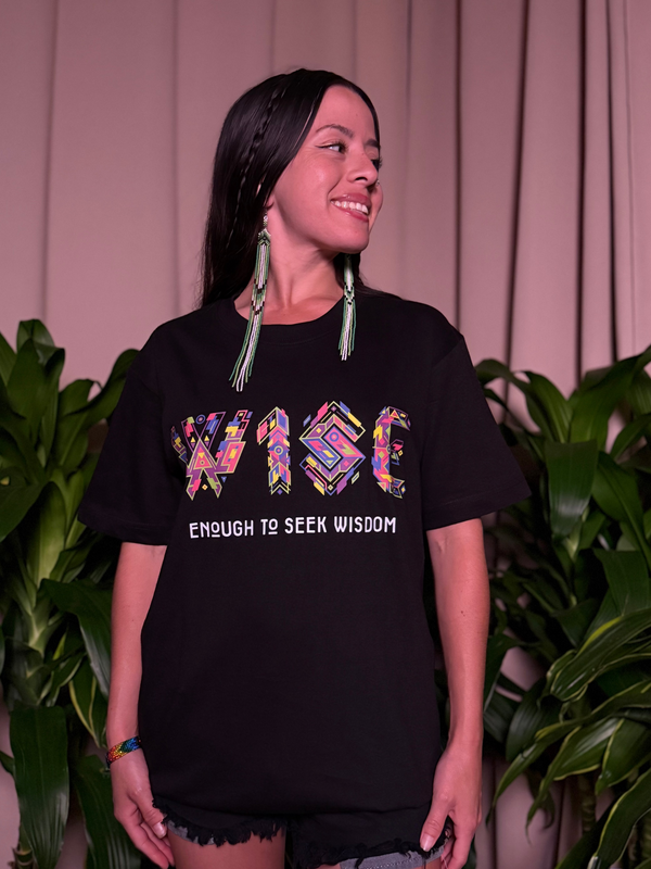W1SE Enough to seek wisdom 100% Cotton T- Shirt