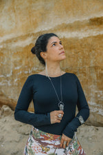 Aqua Solar Plexus Necklace